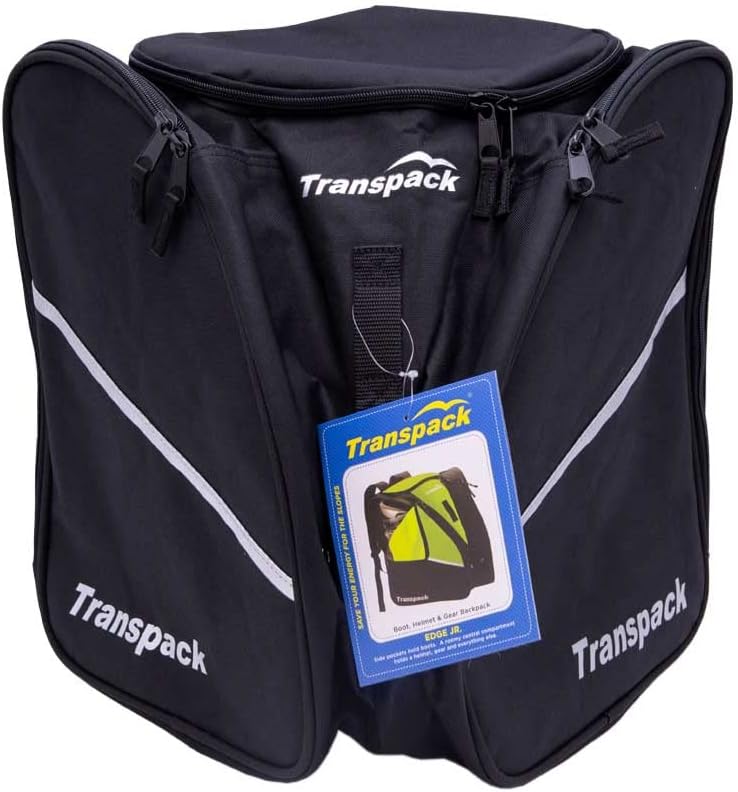 TRANSPACK Edge Junior Water-Resistant 33L Ski/Snowboard Boot Helmet Goggles & Gear Backpack Bag