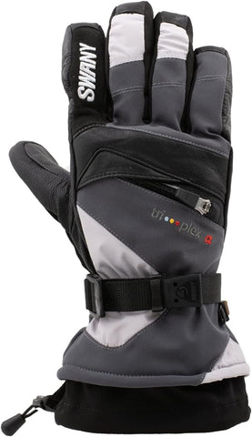 SWANY Men's Large X-Change Sports Moisture-Wicking Quick-Drying Warm Durable Flexible Leather Winter Gloves