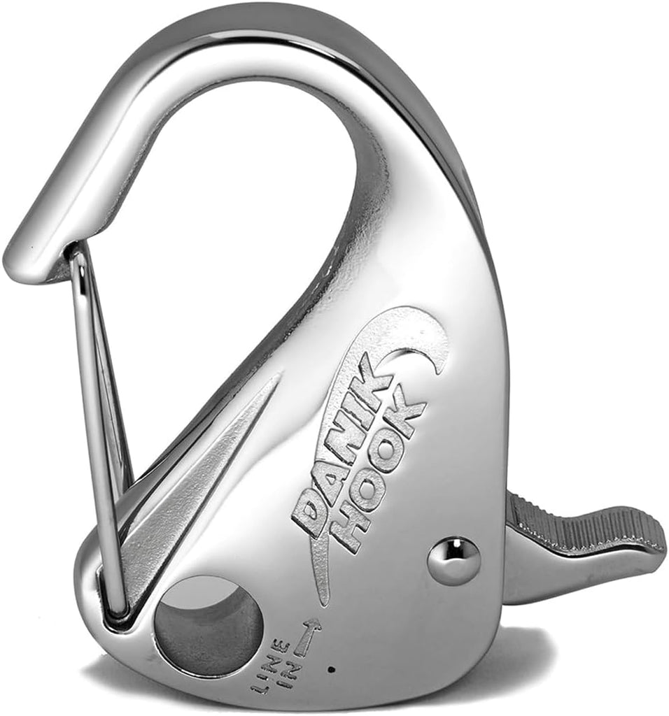 Danik Hook Heavy Duty Stainless Steel Anchor Hook, Easy to Use, Knotless Anchor System with Quick Release (Rope Not Included), Holds 10,000 lb.