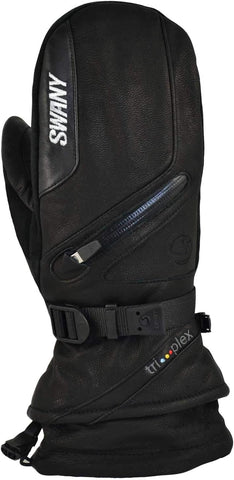 Swany Men's Medium X-Cell 2.1 Sports Moisture-Wicking Quick-Drying Warm Durable Flexible Insulated Leather Winter Mittens