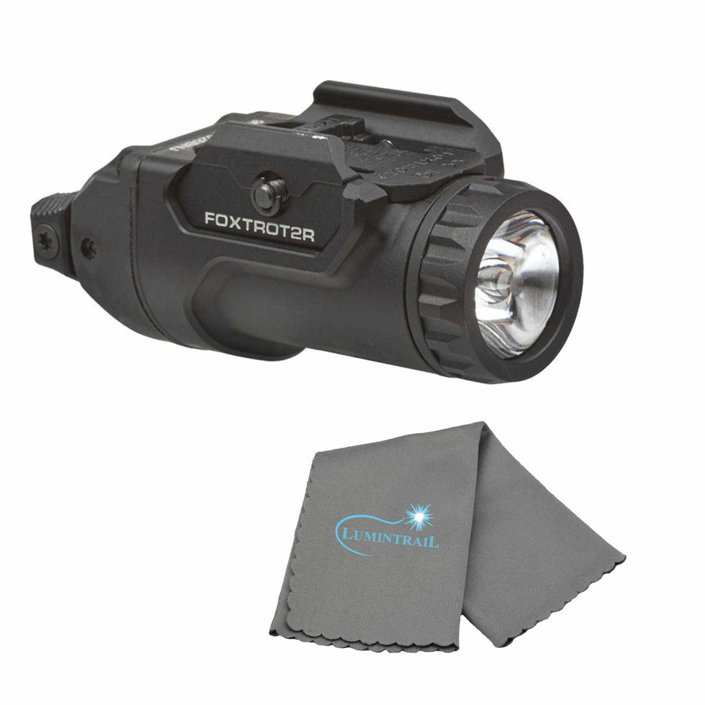 Lumintrail Sig Foxtrot 2 Weapon Light, White Tactical Light - SOF2100-500-Lumen Tactical Flashlight, Sliding Rail-Mounted Cleaning Cloth