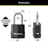 Master Lock Padlock Magnum 1-3/4" 1-1/2" Keyed Alike, Key ID 2682, 2 Keys