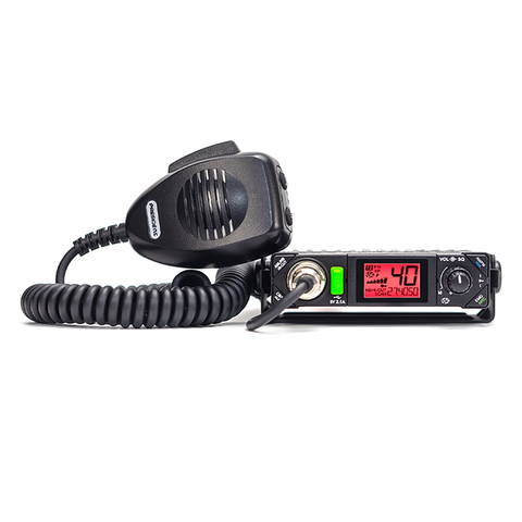 President Electronics Bill III FCC AM/FM CB Radio, Ultra-Compact with P Channels, NRC, Weather Channel, Scan Skip, ASC, VOX, USB Port, 7 Color Display