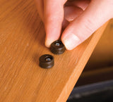 FastCap Euro Door Stops for Inset Doors, 100 Count, Clear