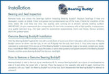 Bearing Buddy Chrome Bearing Protectors (2.328" Diameter) with Bras - Pair