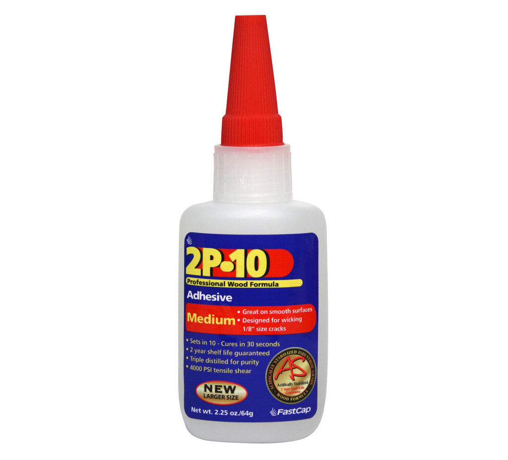 FastCap 2P-10, 2.25 oz All Purpose Wood Formula Adhesive, Medium