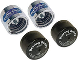 Bearing Buddy Chrome Bearing Protectors (2.328" Diameter) with Bras - Pair