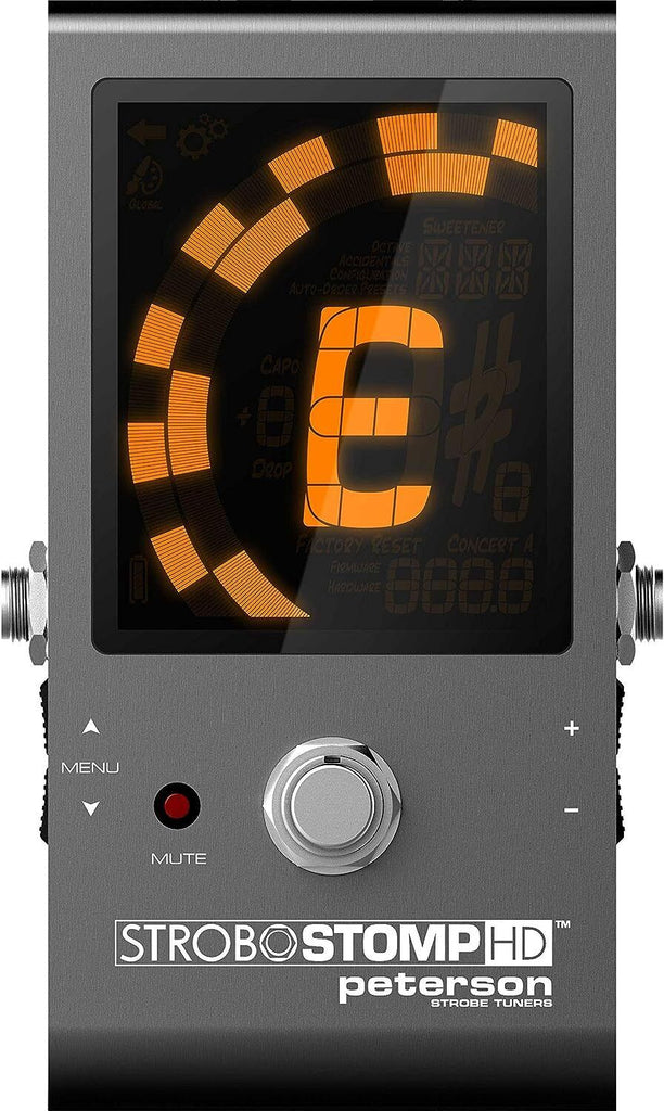 Peterson StroboStomp HD | Guitar and Bass Pedal board Strobe Tuner