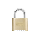Master Lock Padlock 175DWD - Set Your Own Letter / Word Combination - 2 inches Solid Body