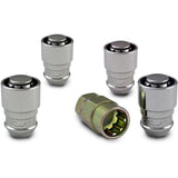 Gorilla Automotive Guard Locks, 12mm x 1.25 Wheel Locks for Cars with Key, Acorn, Chrome