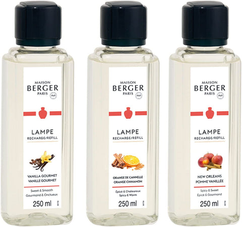 Maison Berger Lampe Berger Trio Refill Fragrance Home Oil Diffuser (Trio Warm)