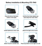 Bike Safety LED Light Set LTC-7043