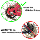 Rear Frame Mounted Bike Cargo Rack for Non-Disc Brakes