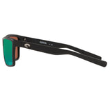 Costa Del Mar Rinconcito Sunglasses Matte Black with Green Mirror Lens (580G)