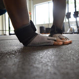 Half Finger Leather Padded Weight lifting Gloves with Wrist Wrap