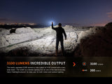 Fenix E35R 3100 Lumens Rechargeable EDC Flashlight with 5000 mAh Battery