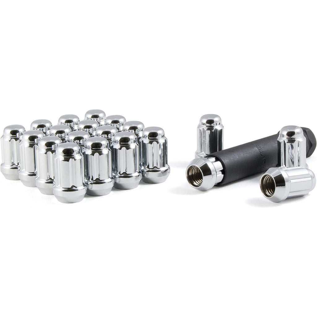 Gorilla Automotive Small Diameter Acorn Lug Nut w/ Key, 12mm x 1.25, Set of 20
