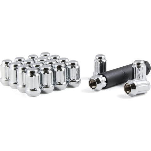 Gorilla Automotive Small Diameter Acorn Lug Nut w/ Key, 12mm x 1.25, Set of 20