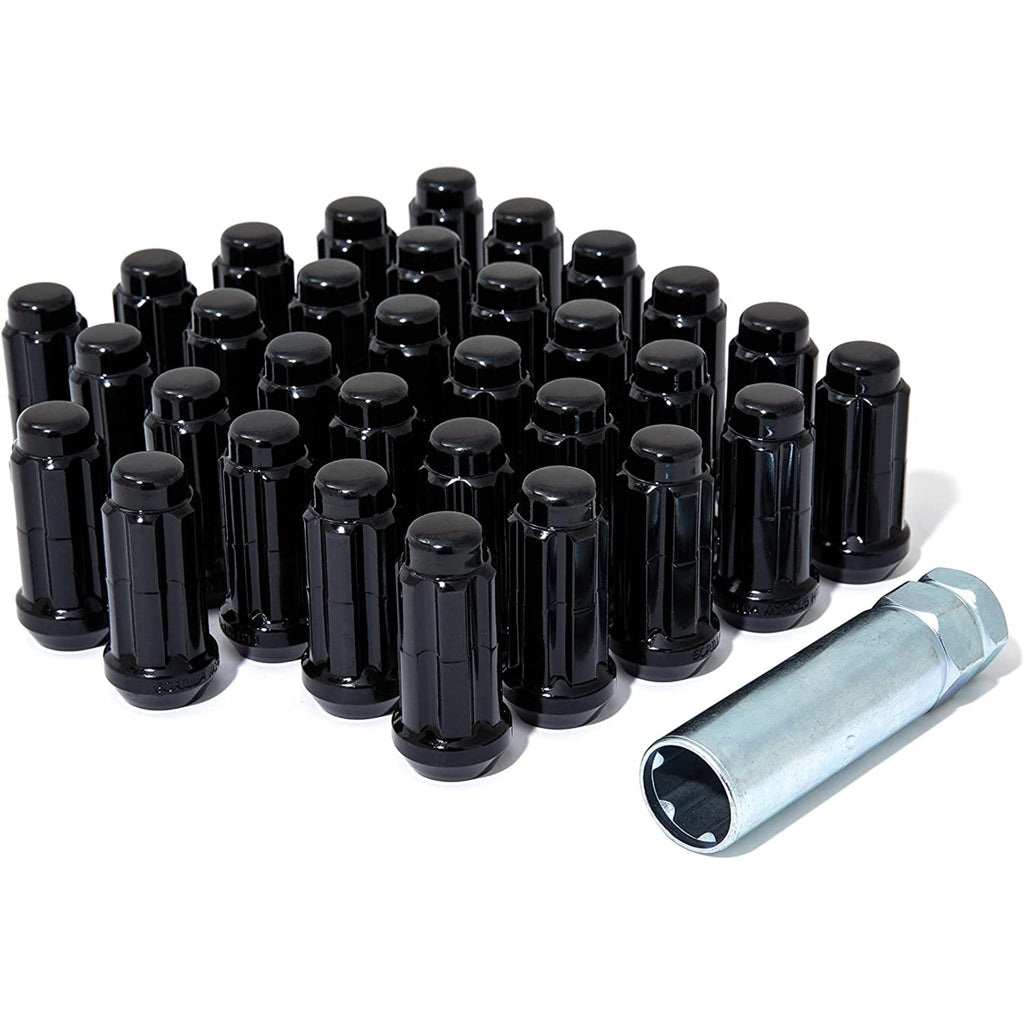 Gorilla Automotive Small Diameter ET Spline Lug Nut w/ Key, 14mm x 1.50, Set of 32