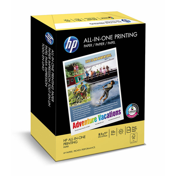 HP Printer Paper, All-In-One 22lb Copy Paper, 96 Bright, 8.5x11