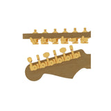 Hipshot Vintage Guitar Tuner Upgrade Kit (6 Inline Headstocks) Bass Side Staggered Post