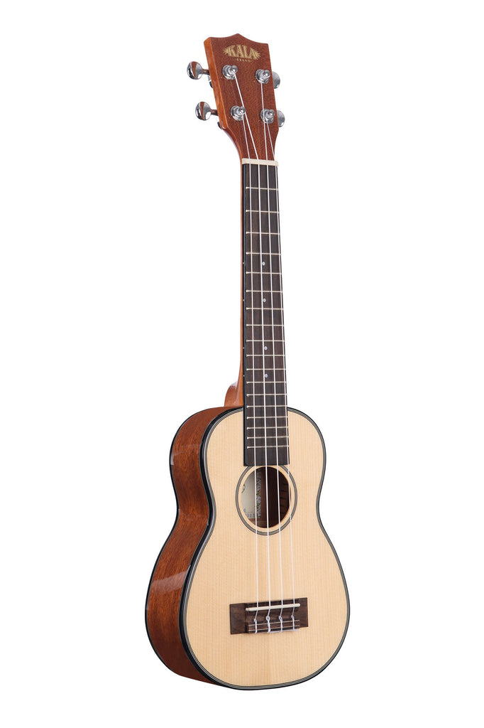 Kala KA-SSLNG Soprano Long Neck - Solid Spruce Top / Mahogany Ukulele