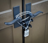 Padlock with Steel Security Cable and Set-Your-Own Combination