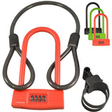 Bicycle Combination U-Lock - Good Security