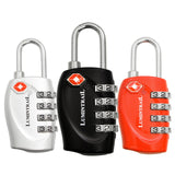 Travel Lock with Steel Cable TSA Approved 4 Digit Combination