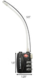 Cable Travel Lock 3 Digit Combination