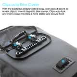 Lumintrail Bike Pannier Bag and Backpack Waterproof Rear Bicycle Bag Fits E-Bike