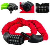 Bike Lock with Steel Coil Combination Chain