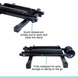 Lumintrail Bike Floor Storage Stand for Mountain and Road Bicycle Indoor Outdoor Garage Storage