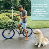 Lumintrail Dog Bike Leash Attachment for Hands Free Dog Walking and Exercise - Leash Included