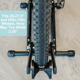 Lumintrail Bike Floor Storage Stand for 24"-28" Mountain Bikes and 650C -700C Road Bikes - Push-in Design