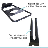 Lumintrail Bike Floor Hub Mount Rear Parking Rack Stand for Mountain Bike and Road Bicycle