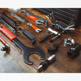 Lumintrail 38 Piece Bike Tool Kit Bicycle Repair Tool Box for Mountain and Road Bikes with Storage Case