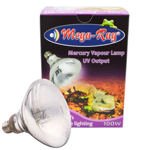 Mega Ray 100W Mercury Vapour Lamp UV Output
