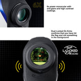 Nikon COOLSHOT ProII Golf Rangefinder Stabilized View, White