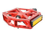Bike Pedals: Flat Alloy Platform for MTB or BMX Mountain Bikes