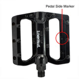 Bike Pedals: Flat Alloy Platform