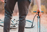 Bike Floor Pump Dual Valve with Gauge PM-38