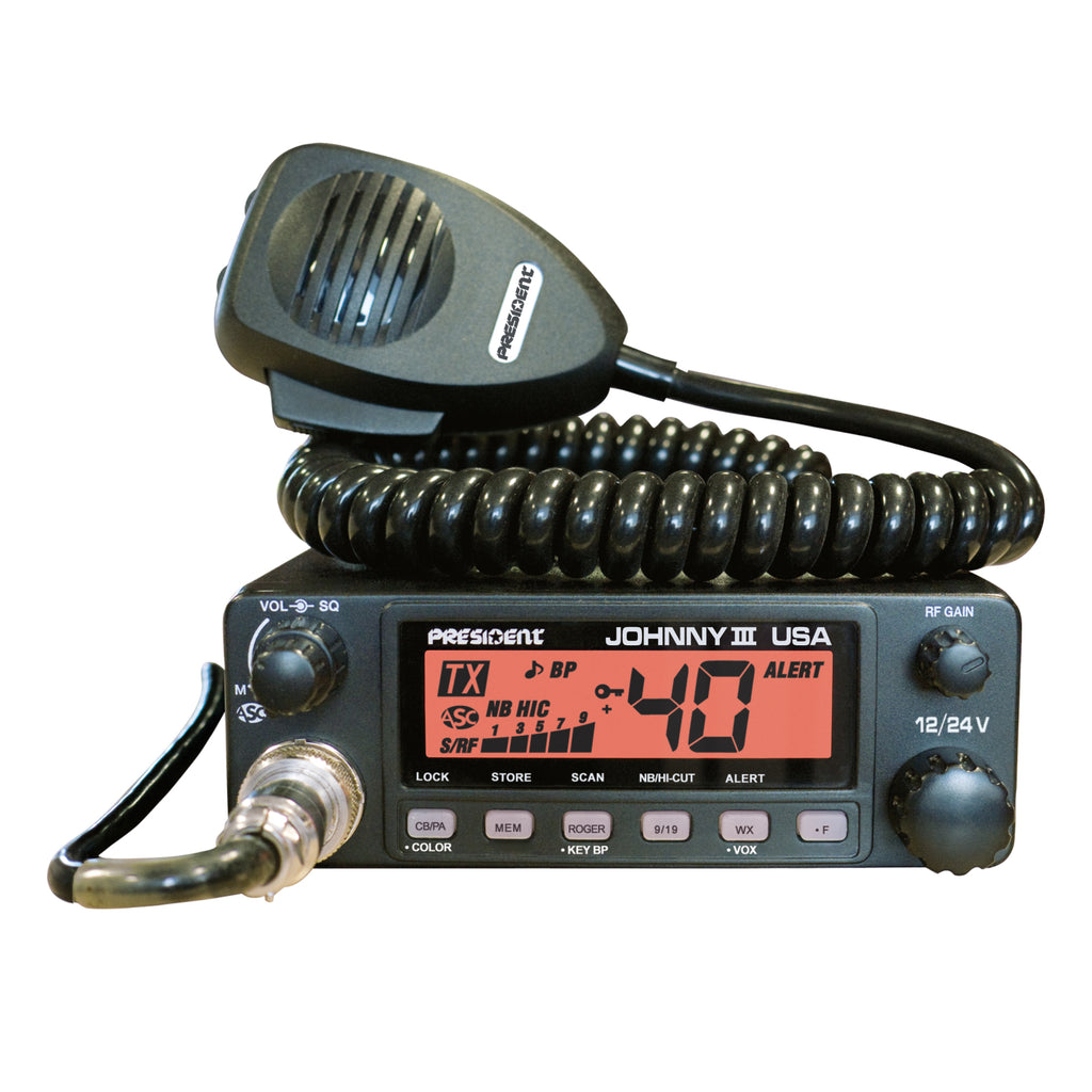 President Electronics JOHNNY III USA - 12/24V AM Transceiver