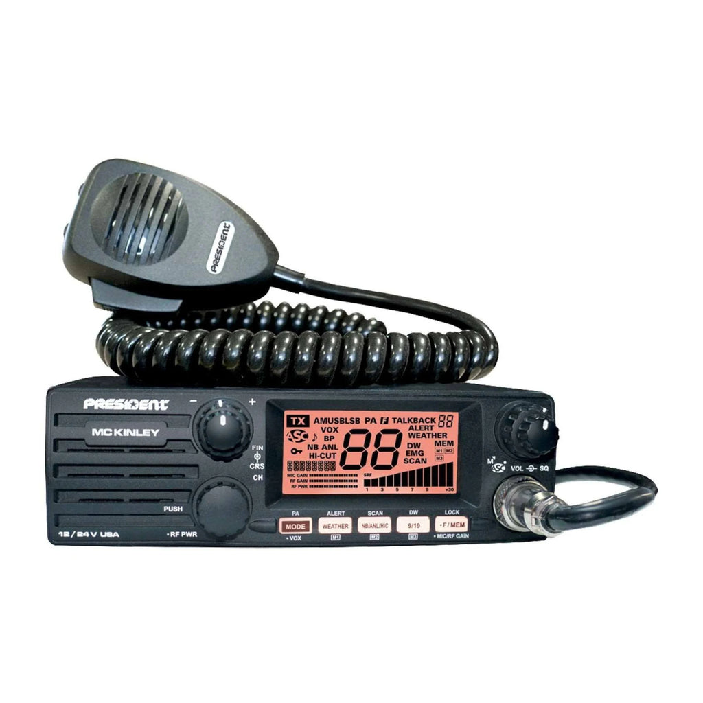 PRESIDENT TXUS600 MCKINLEY USA 12/24V CB Radio