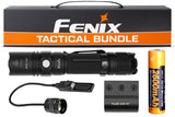 Fenix PD35 Tactical Flashlight Bundle, 1000 Lumens, Holster, Pressure Switch, Rail Mount, and 2600 mAh Rechargeable Battery