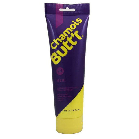 Chamois Butt'r Her Anti-Chafing Cream, Non-Greasy - 8 Fl. Oz Tube