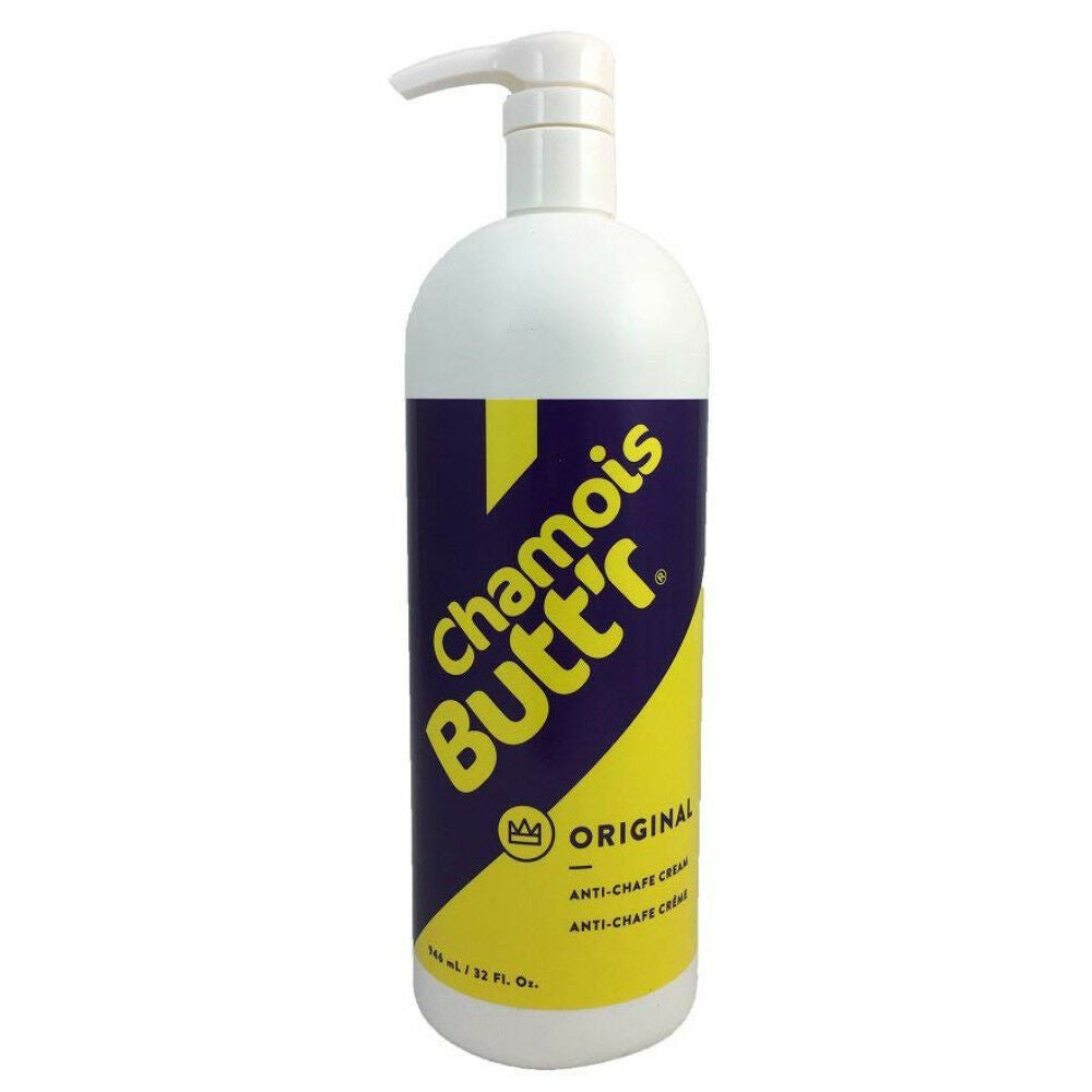 Chamois Butt'r Original Anti-Chafe Cream, 32 oz Bottle with Pump