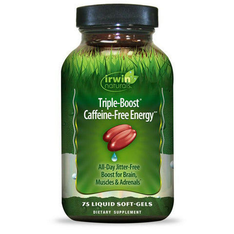 Irwin Naturals Triple-Boost Caffeine-Free Energy, 75 Ct