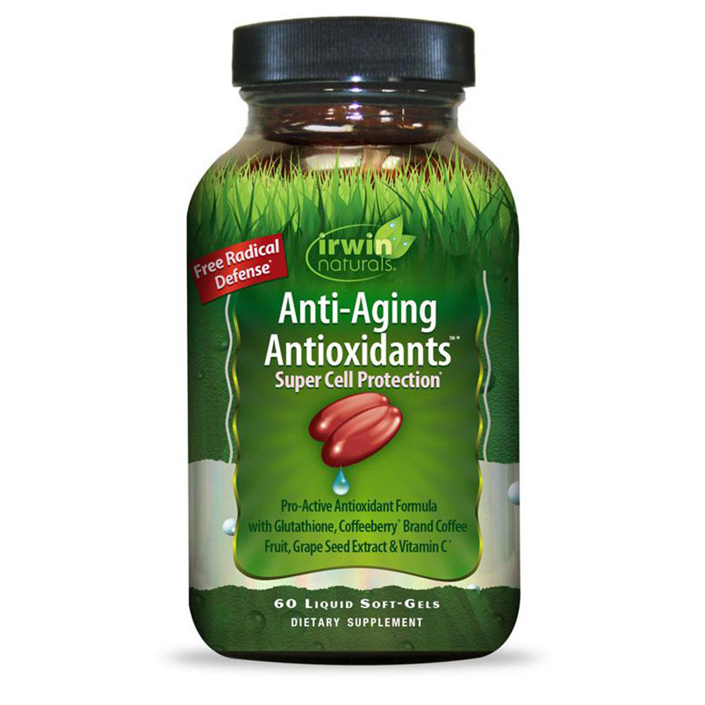 Irwin Naturals Anti-Aging Antioxidants 60 Liquid Soft Gel Count
