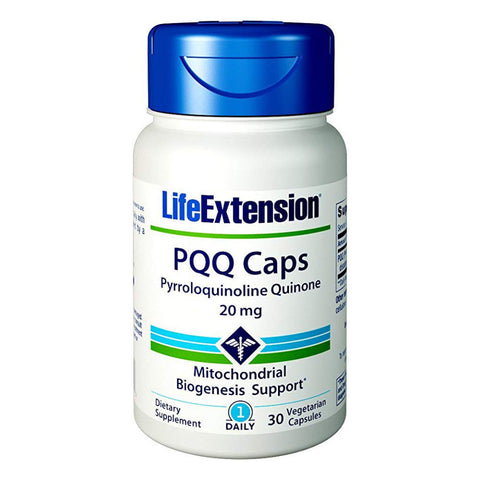 Life Extension - PQQ Caps with BioPQQ 20 mg. - 30 Vegetarian Capsules